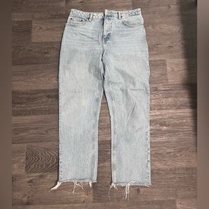 Topshop ankle blue jeans